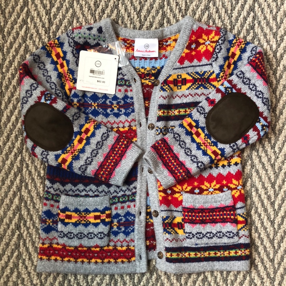 Hanna Andersson girls sweater 4t